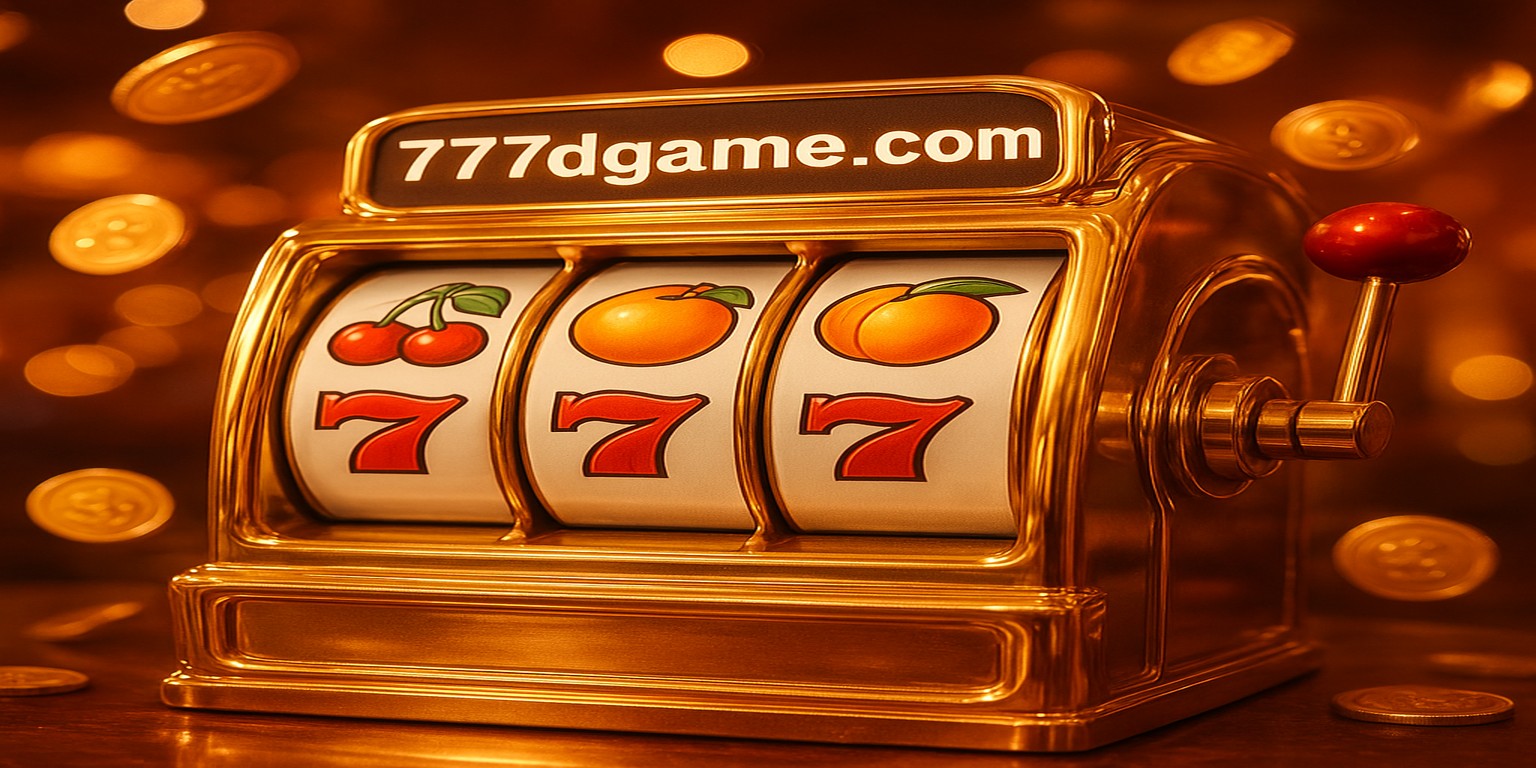 স্লট খেলার সময় উচ্ছ্বসিত একজন নারী